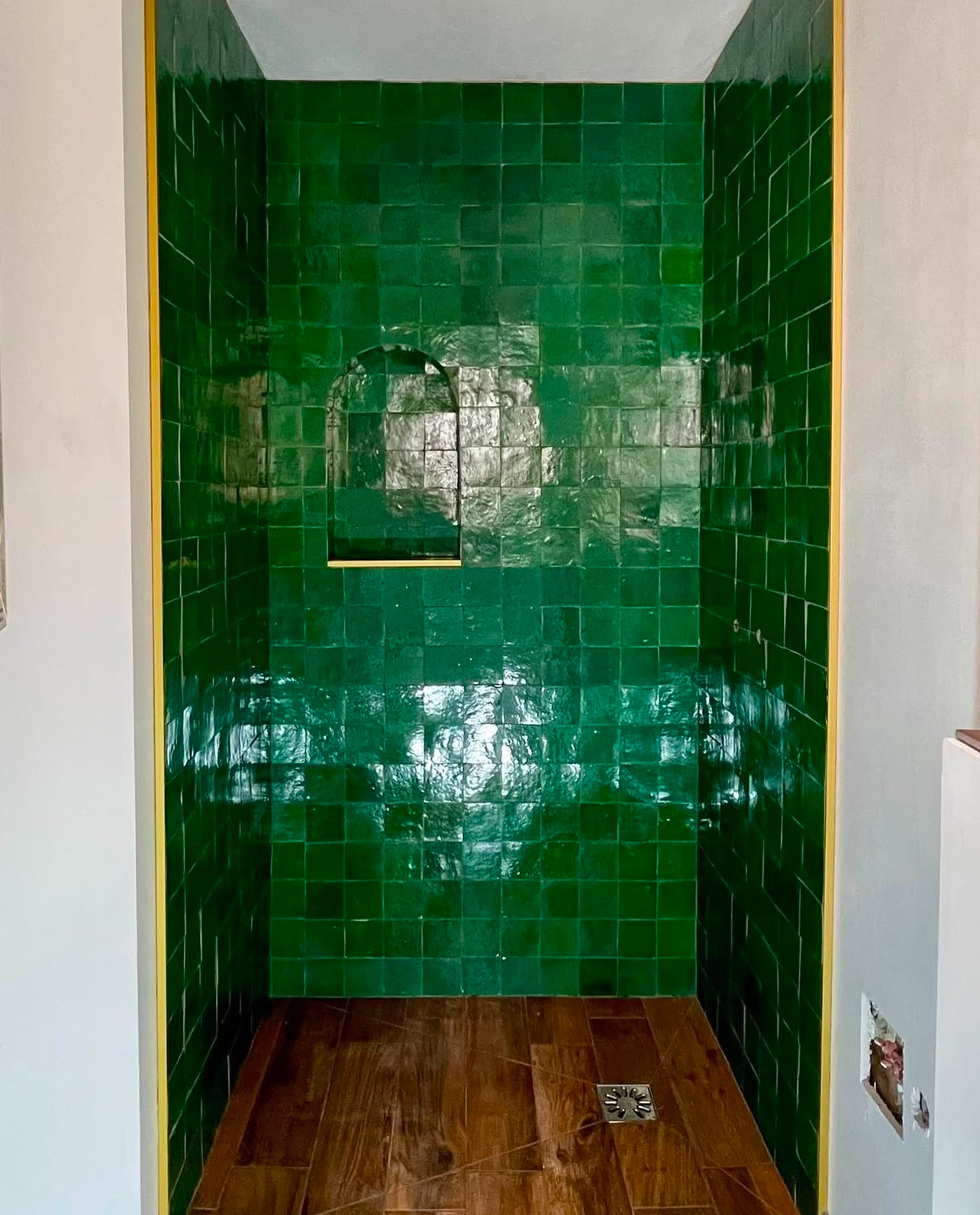 Bejmat vert salle de bain